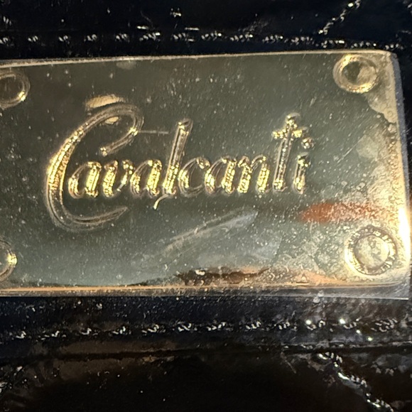 Cavalcanti Black Patent Leather Handbag - Picture 9 of 11
